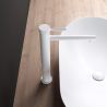Waschbeckenarmatur EGO-Tiona White High, Aufsatzmontage, Weiß, mit Perlator, außergewöhnliches Design Waschbeckenarmatur EGO-Tiona White High, Aufsatzmontage, Weiß, mit Perlator, außergewöhnliches Design