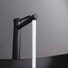 Waschbeckenarmatur EGO-Tiona Black High, Aufsatzmontage, Mattschwarz, mit Perlator, außergewöhnliches Design Waschbeckenarmatur EGO-Tiona Black High, Aufsatzmontage, Mattschwarz, mit Perlator, außergewöhnliches Design