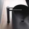 Waschbeckenarmatur EGO-Tiona Black High, Aufsatzmontage, Mattschwarz, mit Perlator, außergewöhnliches Design Waschbeckenarmatur EGO-Tiona Black High, Aufsatzmontage, Mattschwarz, mit Perlator, außergewöhnliches Design