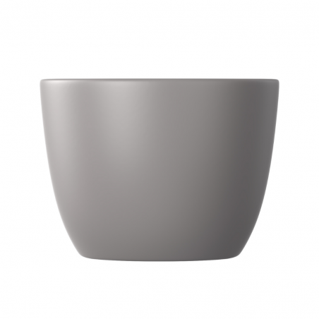 Bidet EGO Michael, 49x36 cm, Grau, Power Colour, halb-matt, Wandmontage, mit Überlauf