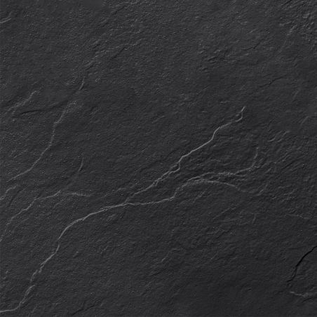 Duschwanne, Mineralkomposit, Maße 70-90 x 80-160, Höhe 2,5 cm, verdeckter Ablauf, zuschneidbar, Anthrazit, Antonio