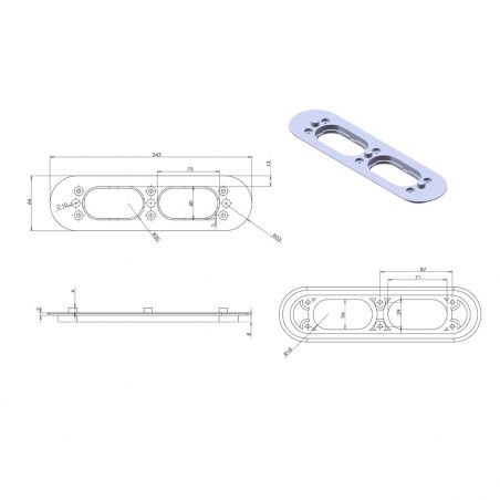 Duschwanne, Mineralkomposit, Maße 90-100x120-160 cm, Höhe 2,8 cm, zuschneidbar, Creme, Gonzalo