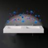 Waschbecken Lino, Mineralkomposit, Halb-Einbaumontage, versteckter Abfluss, 100x47 cm Waschbecken Lino, Mineralkomposit, Halb-Einbaumontage, versteckter Abfluss, 100x47 cm