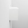 Waschbecken Lino, Mineralkomposit, Halb-Einbaumontage, versteckter Abfluss, 100x47 cm Waschbecken Lino, Mineralkomposit, Halb-Einbaumontage, versteckter Abfluss, 100x47 cm