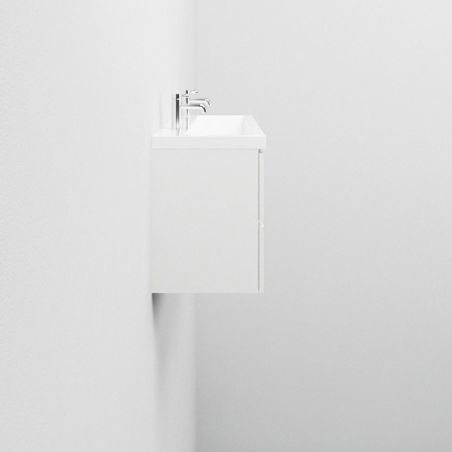 Doppelwaschbecken Fabio, Mineralkomposit, Halb-Einbaumontage, 100x36 cm Doppelwaschbecken Fabio, Mineralkomposit, Halb-Einbaumontage, 100x36 cm