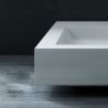 Doppelwaschbecken Eva, Mineralkomposit, Halb-Einbaumontage, 100x51 cm Doppelwaschbecken Eva, Mineralkomposit, Halb-Einbaumontage, 100x51 cm