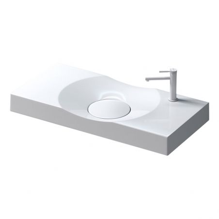 Waschbecken EGO 15R, Weiß,...