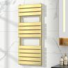 EGO Heizkörper – Nadir, Gebürstetes Gold, Handtuchheizkörper aus Stahl, 120 oder 140 x 50 cm EGO Heizkörper – Nadir, Gebürstetes Gold, Handtuchheizkörper aus Stahl, 120 oder 140 x 50 cm