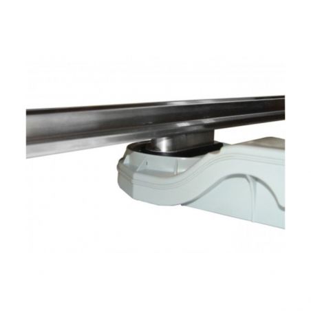 Duschrinne, verfliesbar, Viega Siphon, Einbau unter der Fliese, Chrom, Slim, Größen 50-120 cm, Breite 3,2 cm
