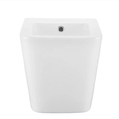 Bidet Alfonso, Bodenmontage, 56x35 cm, Weiß, Sanitärkeramik