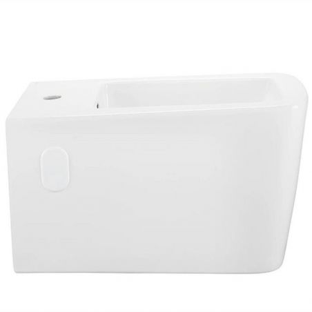Bidet Alfonso, Bodenmontage, 56x35 cm, Weiß, Sanitärkeramik