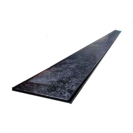 Duschrinne, verfliesbar, Viega Siphon, Einbau unter der Fliese, Schwarz, Slim, Größen 50-120 cm, Breite 3,2 cm