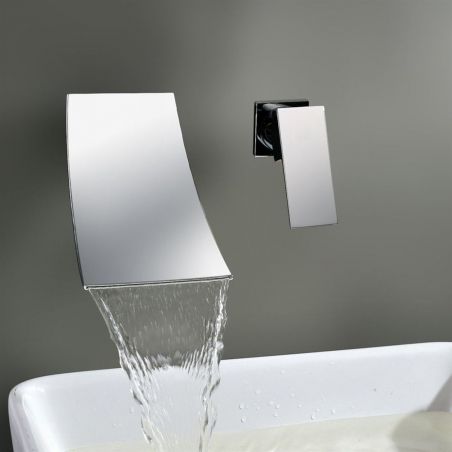 Waschbeckenarmatur Sliper, Chrom, Unterputzmontage