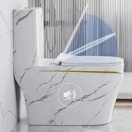 Duroplast-Deckel mit Soft-Close für WC-Becken Lazio in Weiß