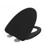 Duroplast-Deckel mit Soft-Close für WC-Becken Santa in Schwarz