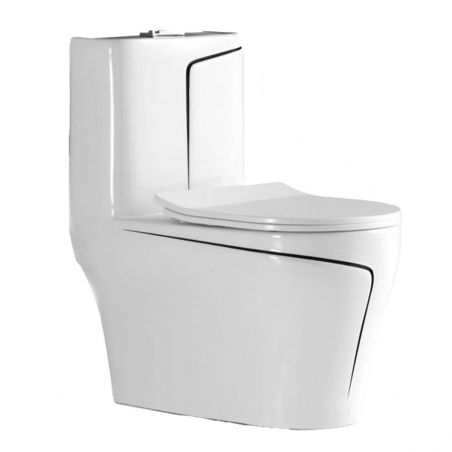 Duroplast-Deckel mit Soft-Close für WC-Becken Lazio in Weiß
