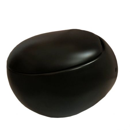 Duroplast-Deckel mit Soft-Close für WC-Becken Angelo in Schwarz
