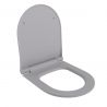 WC-Deckel Michael in Grau, Slim Modell mit Soft-Close WC-Deckel Michael in Grau, Slim Modell mit Soft-Close