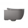 WC-Deckel Michael in Grau, Slim Modell mit Soft-Close WC-Deckel Michael in Grau, Slim Modell mit Soft-Close