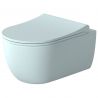 WC-Deckel Michael in Blau, Slim Modell mit Soft-Close
