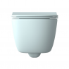 WC-Deckel Michael in Blau, Slim Modell mit Soft-Close