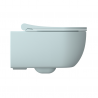 WC-Deckel Michael in Blau, Slim Modell mit Soft-Close
