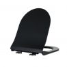 Duroplast-Deckel mit Soft-Close für WC-Becken Galo und Dario in Schwarz