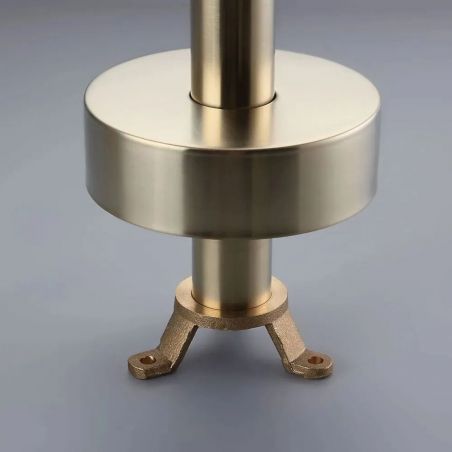 Waschbeckenarmatur Kristof, freistehende Montage, Mattgold, Höhe 110 cm, Royalty Line by Ego