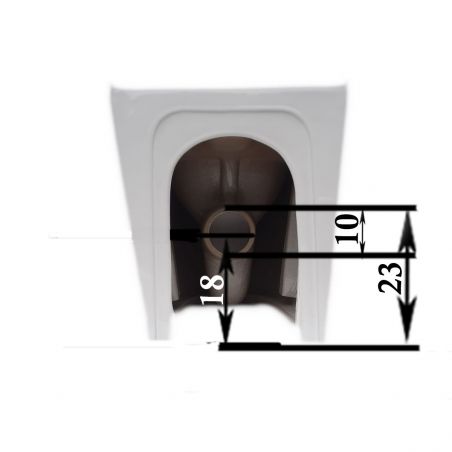 Toilettenschüssel EGO Dario, Rimless, Tank inklusive, 2-St., Weiß glänzend, Bodenmontage, Duroplast Slim Soft-Close-Deckel inkl.