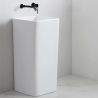Standwaschbecken EGO Bufon, Weiß, 40x40x84 cm, ohne Hahnloch, Bodenmontage, Sanitärkeramik