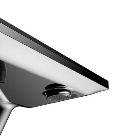 Waschbeckenarmatur, Digitales LED-Display, Wasser- und Seifensensor, 3-Liter-Reservoir inklusive, Gold, Anais