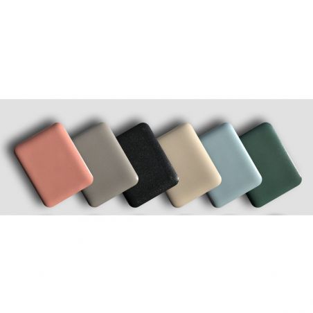 Waschbecken, Durchmesser 45 cm, Mintgrün Matt, Power Colour, Aufsatzmontage, Sanitärkeramik, Michael