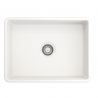 Küchenspüle, Frontschürze, offen, Farmhouse-Stil, Material Fireclay, 61x45 cm, Weiß, Royalty Line by Ego, Etna
