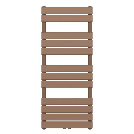 EGO Heizkörper – Nadir, Handtuchheizkörper aus Stahl, Cappuccino, 100-120-140-160-180 cm