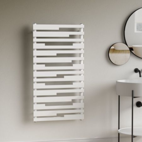 Heizkörper, Weiß, 112x60 cm, 662 W, 15 Elemente, Handtuchheizkörper aus Stahl, Emir Heizkörper, Weiß, 112x60 cm, 662 W, 15 Elemente, Handtuchheizkörper aus Stahl, Emir