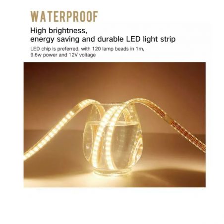 LED-Spiegel, Anti-Beschlag, 3 Lichtfarben, Touch, 5 mm, ultra-schlanker goldener Rahmen, Maße 50x100-40x120 cm, Victoria