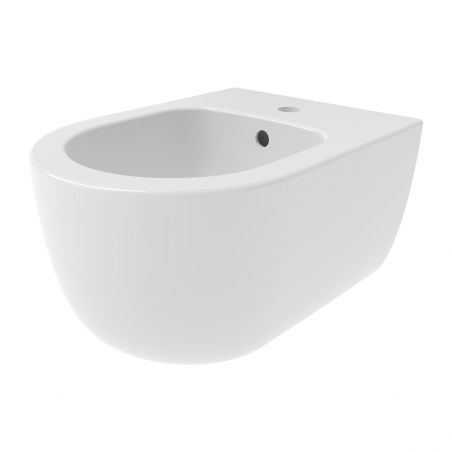 Bidet, glänzend Weiß, 49x36...