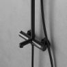 Duschsystem, Badewannenarmatur, 3 Funktionen, Wandmontage, Mattschwarz, Apolo Duschsystem, Badewannenarmatur, 3 Funktionen, Wandmontage, Mattschwarz, Apolo
