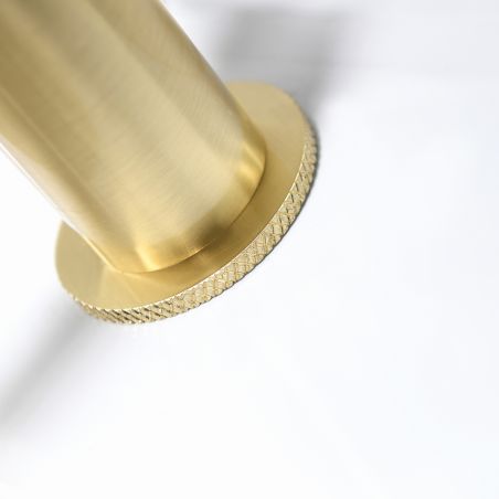 Waschbeckenarmatur Tiona, Mattgold, Höhe 18 cm, Waschbeckenmontage