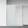 Duschkabine, 2 Schiebetüren, 6 mm Sicherheitsglas, 80-100 x 80-100 cm, Chromprofil, Medea