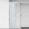 Duschkabine, 2 Schiebetüren, 6 mm Sicherheitsglas, 80-100 x 80-100 cm, Chromprofil, Medea