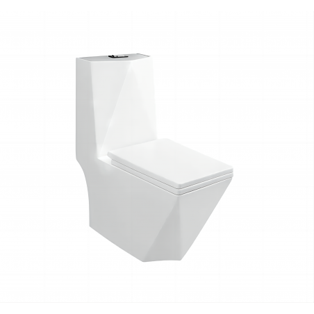 Duroplast-Deckel, Weiß, Quick-Release-System, Soft-Close für WC-Becken Enrico Weiß