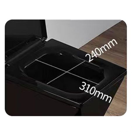 Duroplast-Deckel, Mattschwarz, Quick-Release-System, Soft-Close für WC-Becken Enrico Mattschwarz