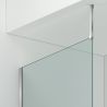 Walk-In Duschwand, 8 mm Sicherheitsglas, Größen 100-120x200 cm, Profil und Griff in Chrom, Armando