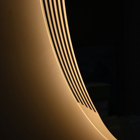 LED-Spiegel, 5 mm Glas, Anti-Beschlag, Touch-Taste, 3 Lichtfarben, Einstellbare Helligkeit, Maße 60 x 90 cm, Nova