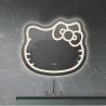 LED-Spiegel, 5 mm Glas, Anti-Beschlag, Touch-Taste, 3 Lichtfarben, Einstellbare Helligkeit, Maße 80x70 cm, Hello Kitty