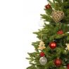 Premium künstlicher Weihnachtsbaum, 3D PE-Zweige, 220 cm, Metallständer inklusive, Ego-Sw