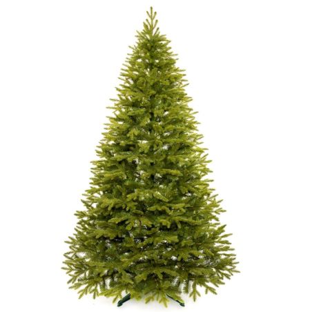 Premium künstlicher Weihnachtsbaum, 3D PE-Zweige, 220 cm, Metallständer inklusive, Ego-Sw