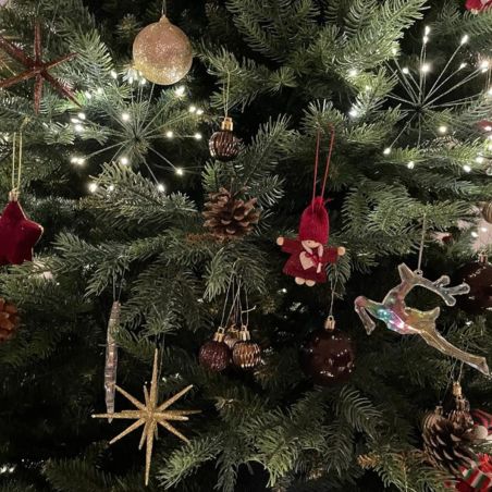 Premium Weihnachtsbaum, 3D-Zweige, 220 cm, Metallständer inklusive, Ego-Normandian PE
