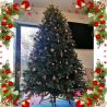 Premium Weihnachtsbaum, 3D-Zweige, 220 cm, Metallständer inklusive, Ego-Normandian PE